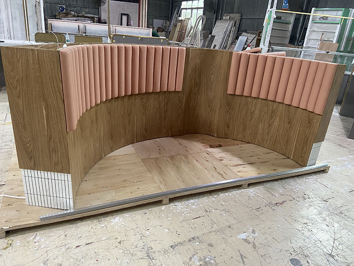 Restaurant seat back furniture