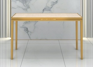 jewelry store reception table and chairs
