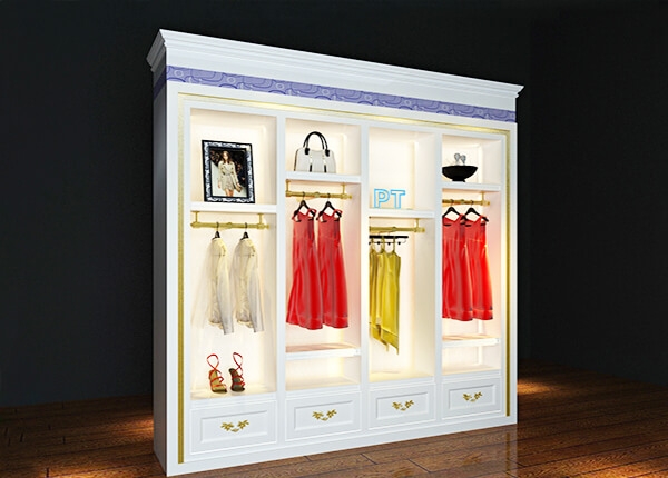 clothing shop display cabinets