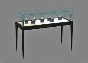 Portable jewelry showcases for luxury shops