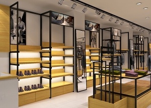 shoe display shelves for stores
