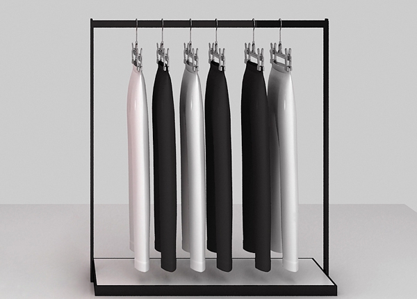 metal clothing display racks