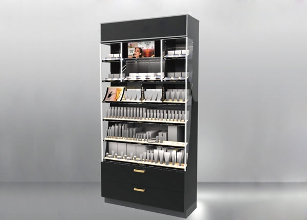 cosmetic display racks