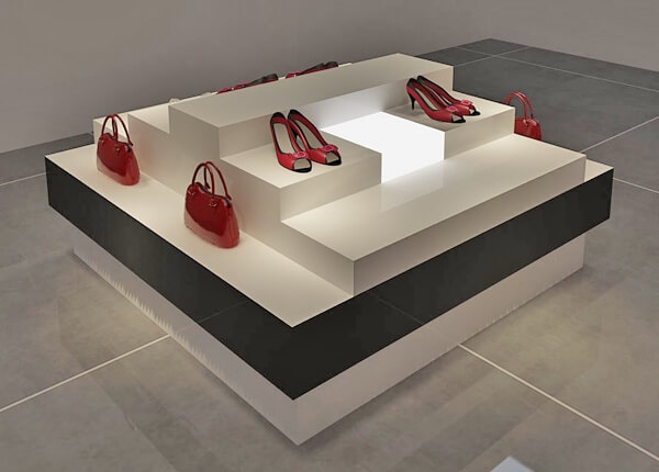 shoe kiosk display