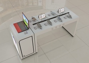 Mobile phone display stand for computer digital shop