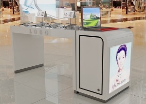 Mobile phone display stand for computer digital shop
