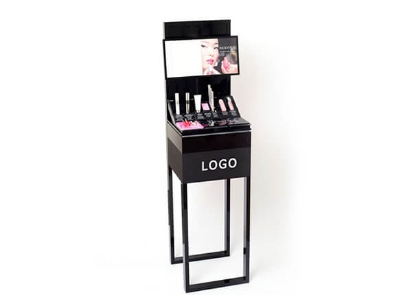 balck cosmetic display rack