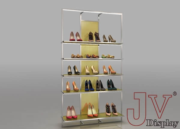 shoe store shelves
