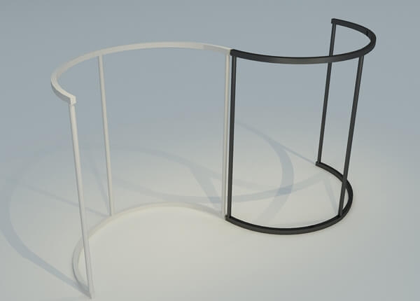 metal display stands