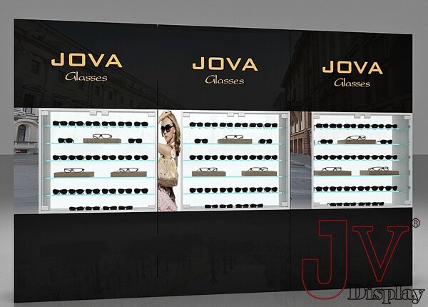 optical wall mount displays