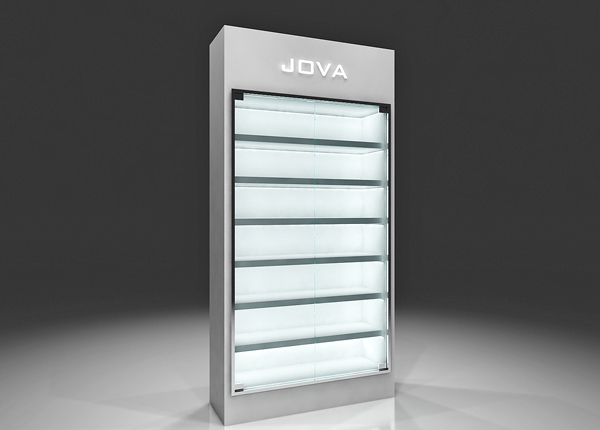 high gloss display unit