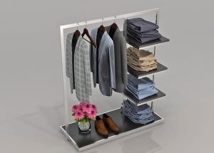 clothing display fixtures retail boutique store freestanding