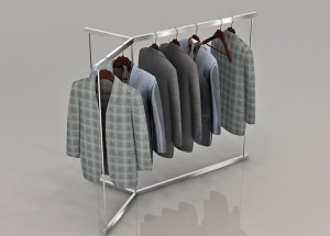 3 way display stand & rack for clothing store