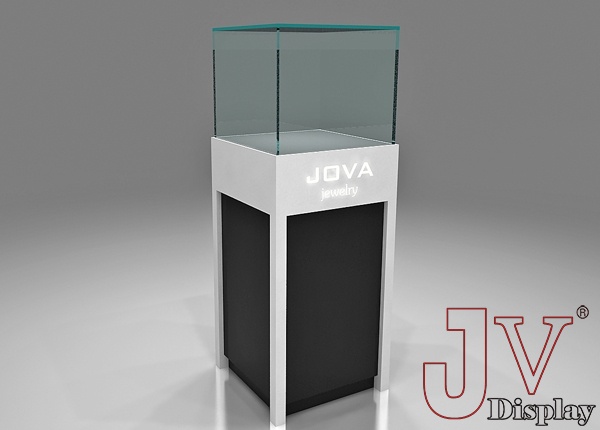 jewelry pedestal display cases