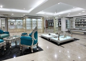 Retail jewellery shop interior design in india