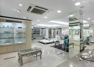 Retail jewellery shop interior design in india