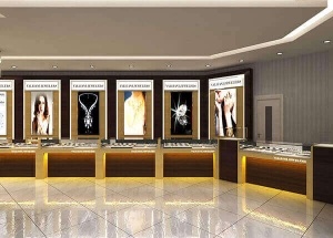Jewellery shop furniture design in india style