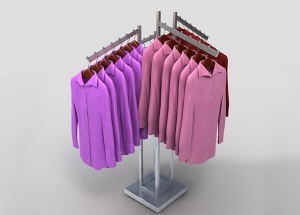 Custom 4 way garment racks hanging