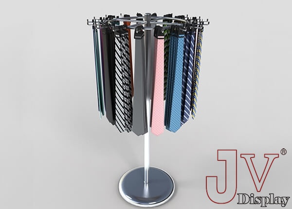 round shaped metal hanging display racks