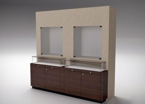 jewelry store wall showcases display case for shops