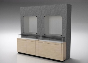 jewelry store wall showcases display case for shops