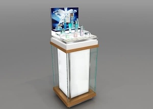 custom cosmetic display units stand for skin care shops