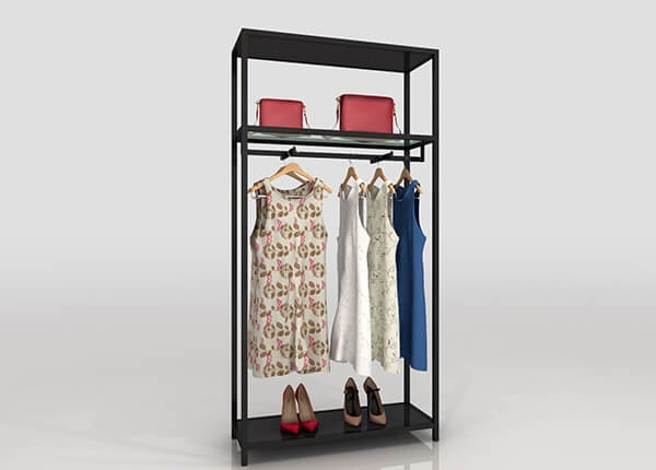 clothing shelves for stores