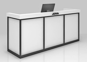Reception counter desk for retail stores