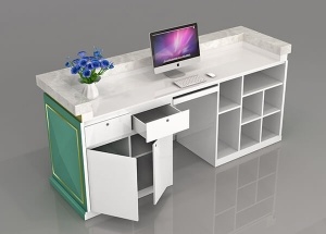 custom register counter reception desk