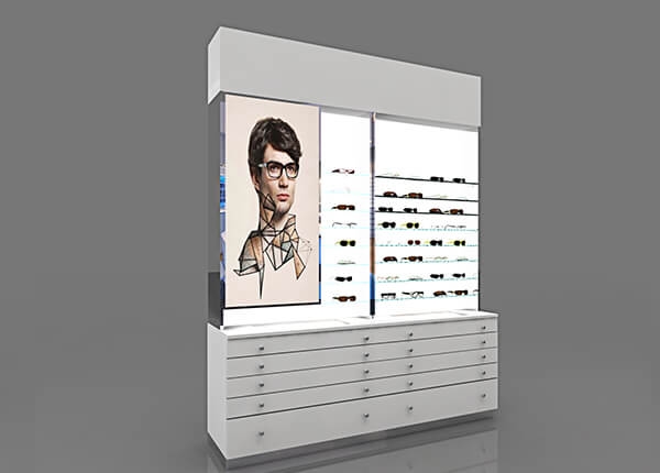 sunglasses shelf