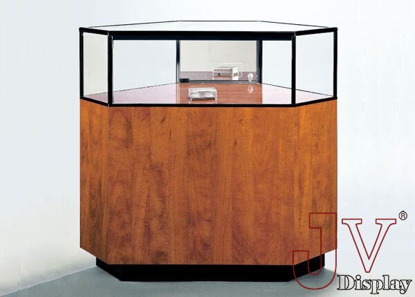 wooden jewelry display cases
