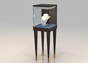 jewellery pedestal display case three-vision