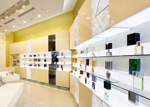 perfume store displays