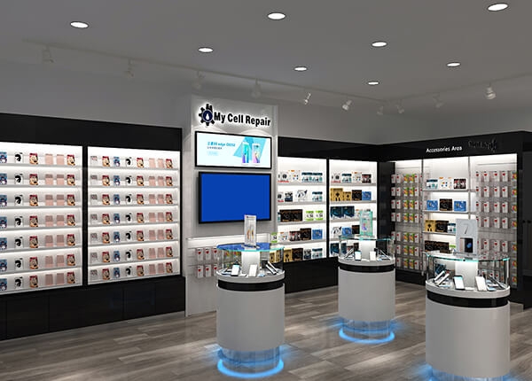 cell phone shop design