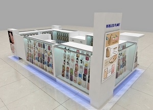 mobile phone accessories kiosk 3x5 in the mall