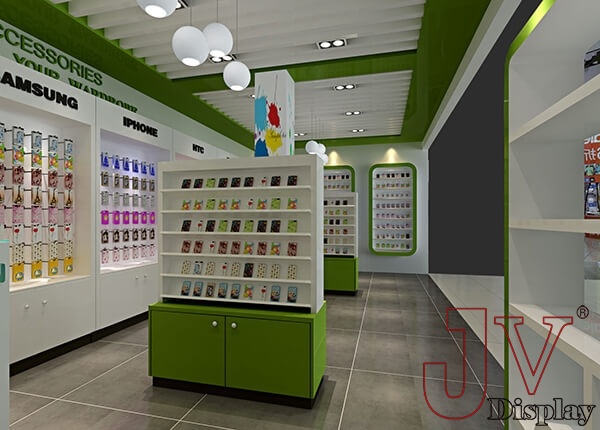 phone accessories display