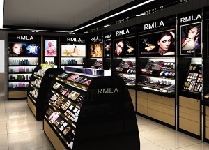 cosmetic retail display for cosmetic store display design