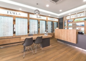 optical showroom interior optical stands displays