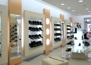 footwear display