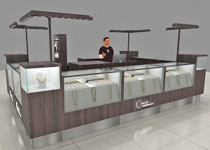 jewelry display cases counter for jewelry kiosk store