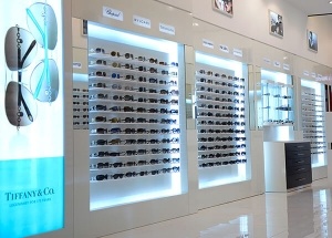 sunglass display racks optical eyewear store design