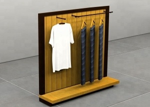 floor standing clothes rack for garment store