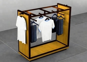 standing clothes rack retail gondola display for shop