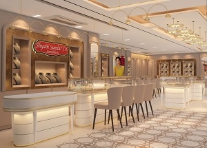 jewellery shop interior design india display showcase