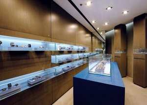 watch store design watch display showcase
