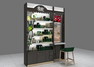 cosmetic wall shelf shop display rack