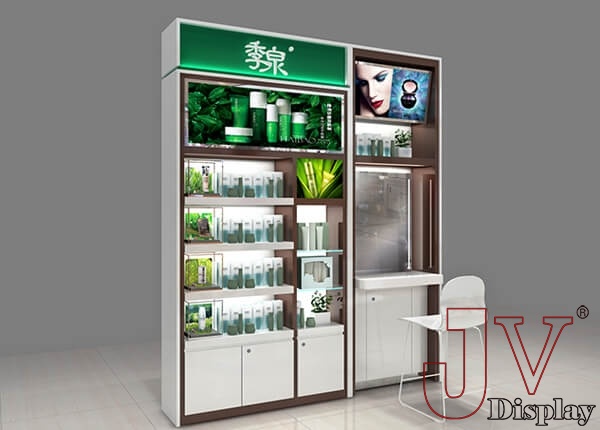 skin care product display