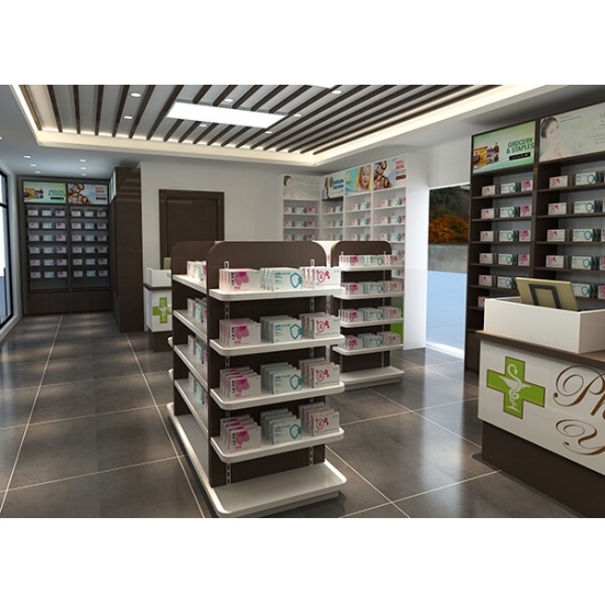 Medical Shop Furniture Design Retail Store Interior For Sale