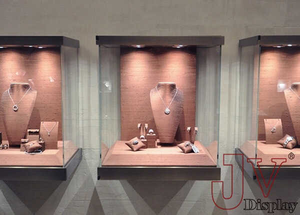 jewelry wall display cases