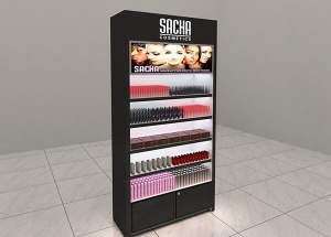 makeup store shelves,commercial cosmetic shelf display